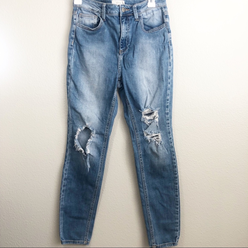 Sello Jean distressed. C18,A,8/12🌵